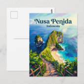 Nusa Penida Indonesien Postkarte (Vorne/Hinten)