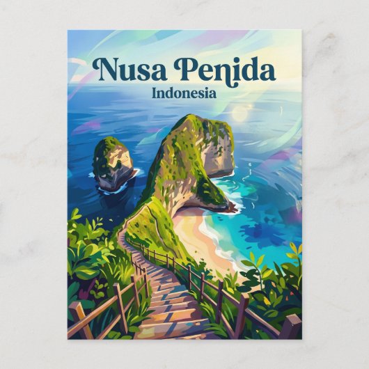 Nusa Penida Indonesien Postkarte (Vorderseite)