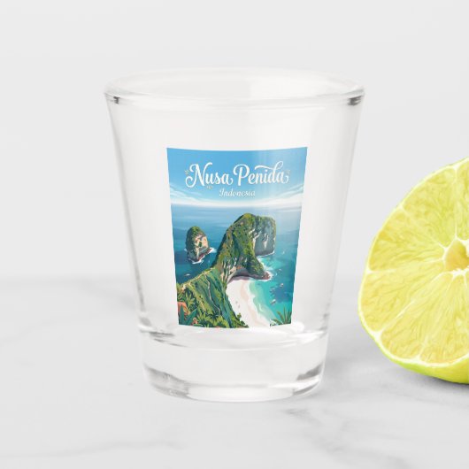 Nusa Penida Indonesien Schnapsglas (Vorderseite)
