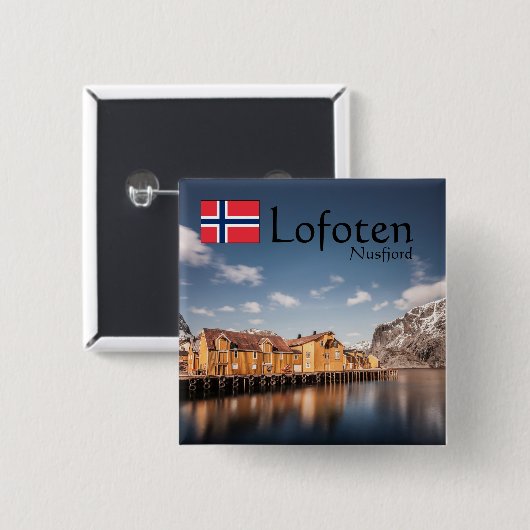 Nusfjord Lofoten Button (Vorne & Hinten)