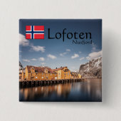 Nusfjord Lofoten Button (Vorderseite)