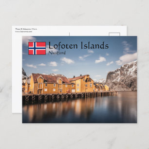 Nusfjord Lofoten Postkarte