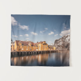 Nusfjord Lofoten Wandteppich
