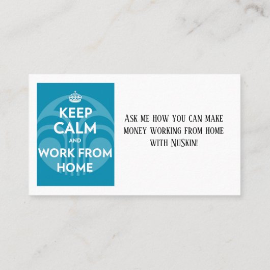 NuSkin Visitenkarte (Rückseite)