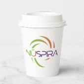 NüSpira 8oz Paper Cup Pappbecher (Rückseite)