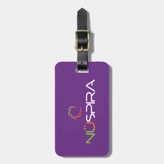 NuSpira-Gepäckmarke Gepäckanhänger (Vorderseite vertikal)
