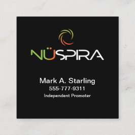 NuSpira QR Code Square Business Card Quadratische Visitenkarte