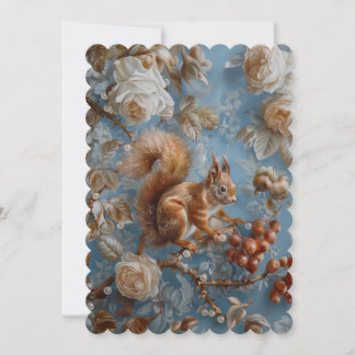 Nuss - Flache Einladung Größe: 12,7 cm x 17,8 cm