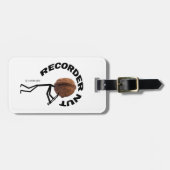 Nuss Gepäckanhänger (Vorderseite horizontal)