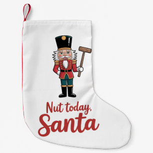 Nuss Heute Santa Lustiger Nussknacker Weihnachten Kleiner Weihnachtsstrumpf