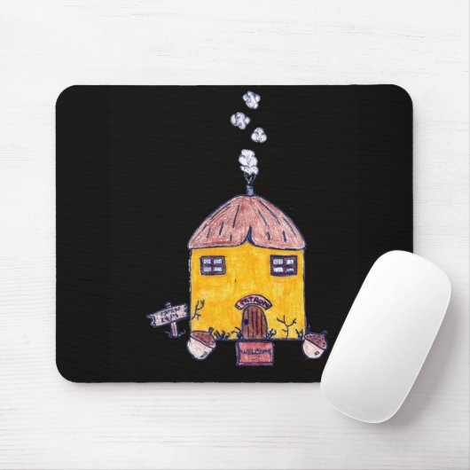 Nuss-Hütte Mousepad (Mit Mouse)