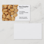 Nuss-Lieferanten-Visitenkarte Visitenkarte (Vorne/Hinten)