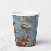 Nuss - Papiertassen Größe 236ml Papiertasse Pappbecher (Rückseite)
