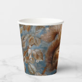 Nuss - Papiertassen Größe 236ml Papiertasse Pappbecher (Vorderseite)