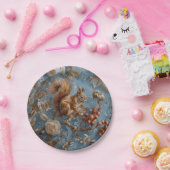 Nuss - Runde Papierplatten Pappteller (Party)