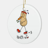 Nuss-T - Shirt und -Geschenke Keramikornament (Links)