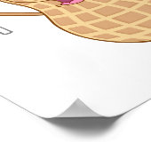 Nussallergie-Warnung Poster (Ecke)