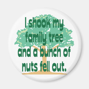 Nussartige Familie Magnet