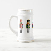 Nussartige Nussknacker-Spielzeug-Soldat-Armee Bierglas (Links)