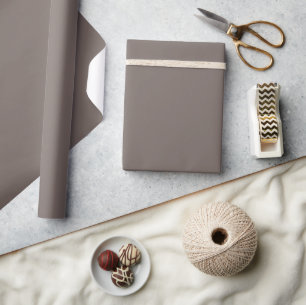 Nussbraune Einfarbe Geschenkpapier