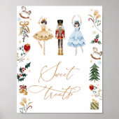 Nusscreme-Pflaume Geburtstagsmilch süße Leckereien Poster (Vorne)