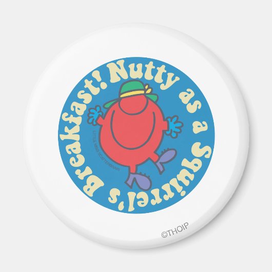 Nüsse als Eichhörnchen Frühstück! Magnet (Vorne)