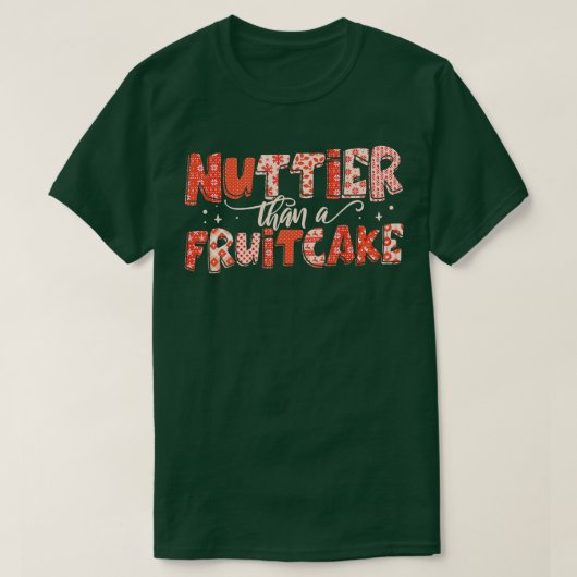 Nüsse als ein Fruchtkuchen Fruchtsaft Brot Weihnac T-Shirt (Design vorne)