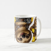 Nüsse & Bolzen Faultier Kaffeetasse (VorderseiteRechts)