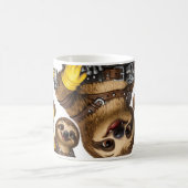 Nüsse & Bolzen Faultier Kaffeetasse (Mittel)