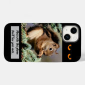 Nüsse Eichhörnchen Case-Mate iPhone Hülle (Rückseite (Horizontal))