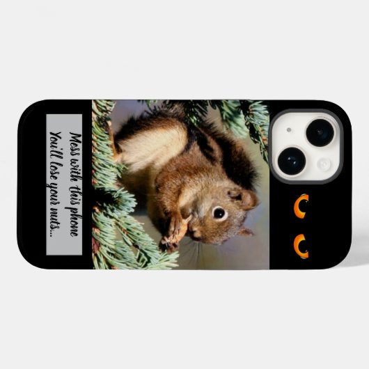 Nüsse Eichhörnchen Case-Mate iPhone Hülle (Rückseite (Horizontal))