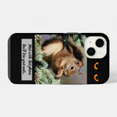 Nüsse Eichhörnchen iPhone Hülle (Rückseite (Horizontal))