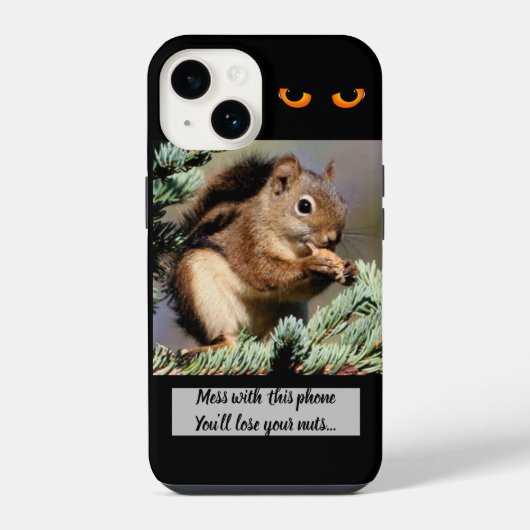 Nüsse Eichhörnchen iPhone Hülle (Rückseite)