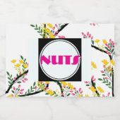 Nüsse Lebensmitteletikett (Einzelnes Label)