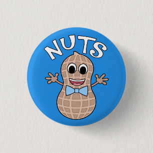 Nüsse oder kein Nuts themed Geschlecht decken Button
