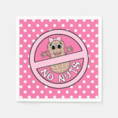 Nüsse oder Nüsse Geschlecht zeigen Servietten (Vorderseite)