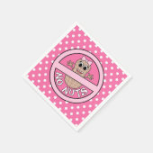 Nüsse oder Nüsse Geschlecht zeigen Servietten (Ecke)