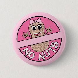 Nüsse oder Nüsse thematisches Geschlecht offenbart Button