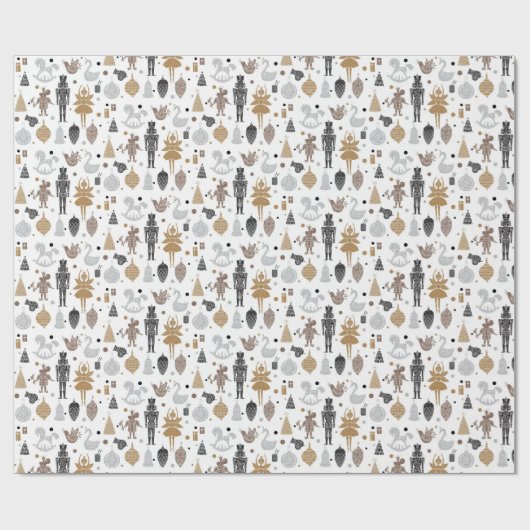 Nüsse Ornamente Nutcracker Fairies Packpapier (Flach)