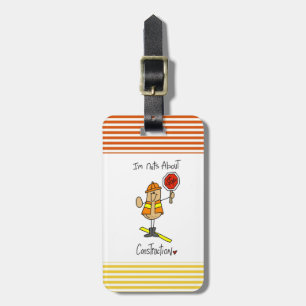 Nüsse über Bau-T - Shirts und Geschenke Gepäckanhänger