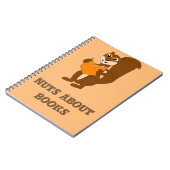 Nüsse über Bücher Eichhörnchen (Linke Seite)