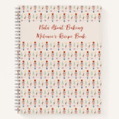 Nüsse über das Backen Nutcracker Funny Holiday Rez Notizblock (Vorderseite)