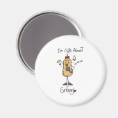 Nüsse über das Singen Magnet (Vorderseite/Rückseite)