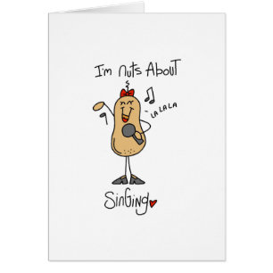 Nüsse über den Gesang