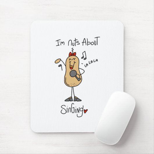 Nüsse über den Gesang Mousepad (Mit Mouse)