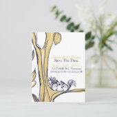 Nüsse über dich Eichhörnchen Save the Date Ankündigungspostkarte (Stehend Vorderseite)