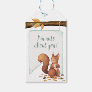 Nüsse über dich fallen für geschenkanhänger