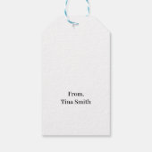 Nüsse über dich fallen für geschenkanhänger (Rückseite)