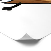 Nüsse über dich lustige Nut Puns Poster (Ecke)