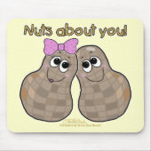 Nüsse über dich! mousepad (Vorne)